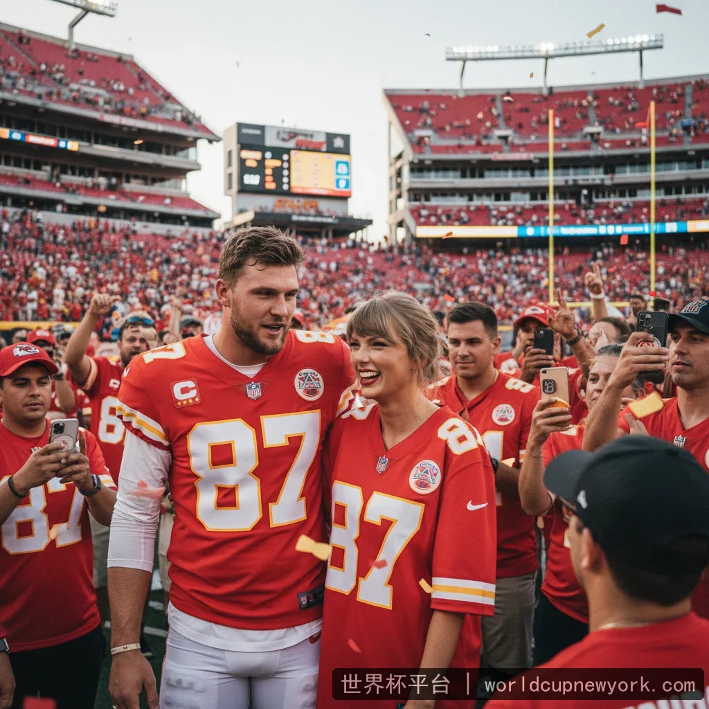 霉霉泰勒·斯威夫特与NFL球星特拉维斯·凯尔西被曝恋情，粉丝热议不断