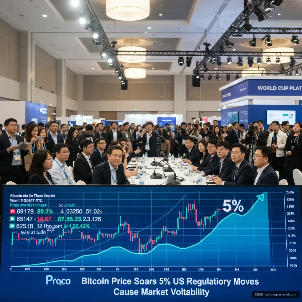 世界杯平台 - 比特币价格飙升5%，美国监管动向引发市场波动 配图1